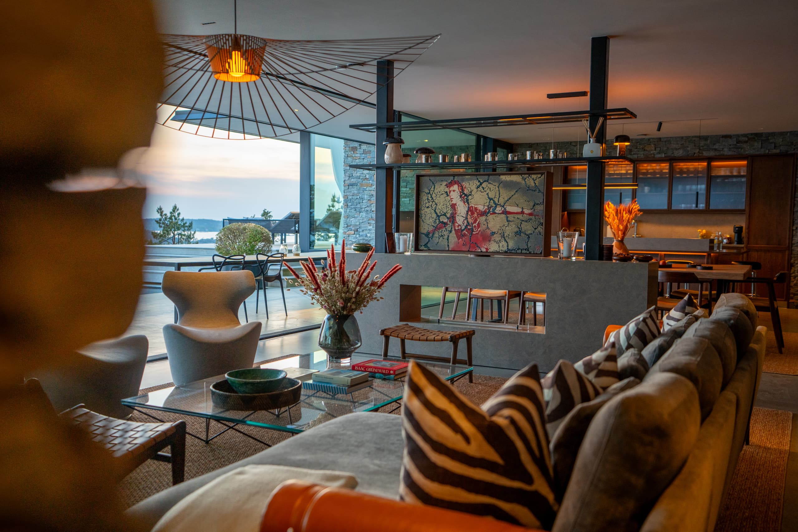Fjord-front luxury vacation rental in Norway